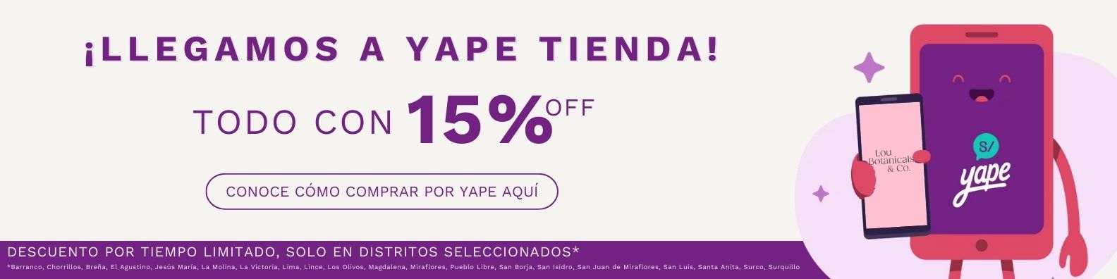 Loubotanicals & Co y Yape